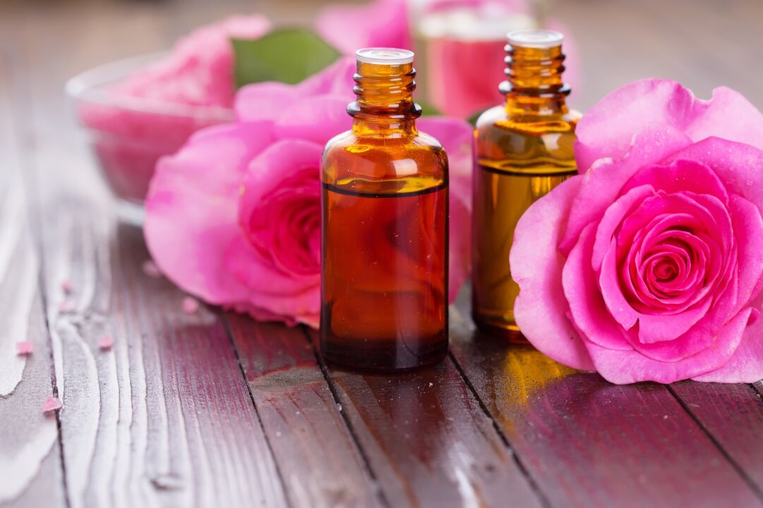 玫瑰油使皮肤恢复活力
